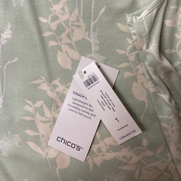Chico’s Touch of Cool polished tank basic knit. - Picture 6 of 9
